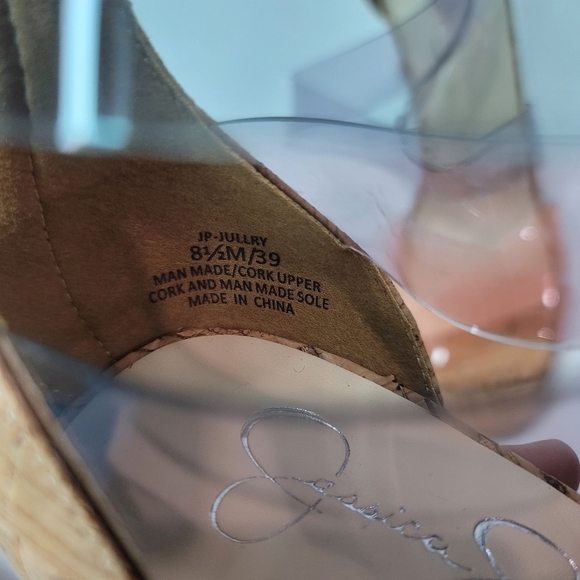 Jessica Simpson Jullry Multicolored Heels Size 8.5 M - Picture 6 of 12